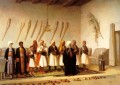 Prière à la Maison d’un chef d’Arnaut Grec orientalisme Jean Léon Gérôme